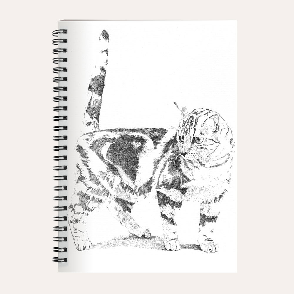Block Notes - Gatto B/N