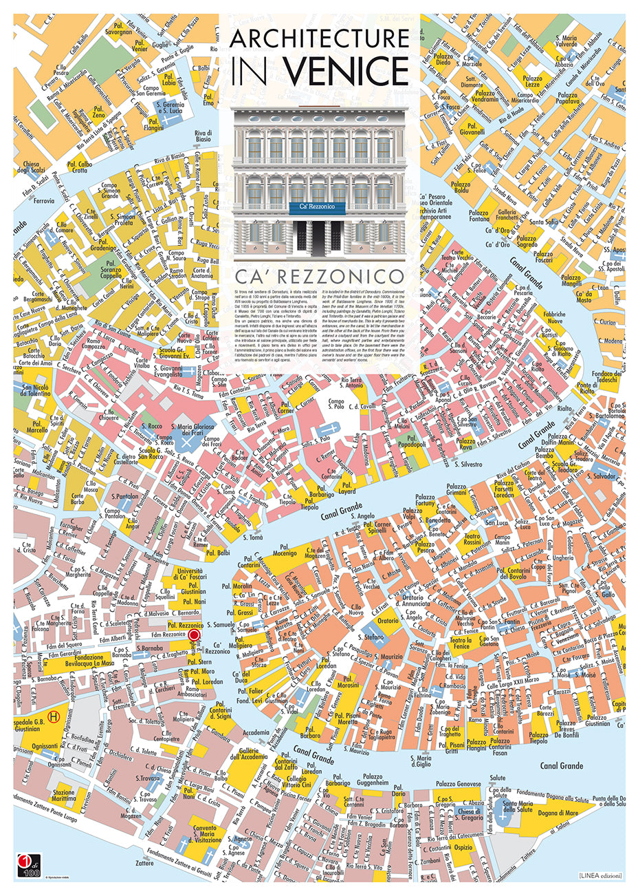 Poster - Architecture in Venice - Ca' Rezzonico