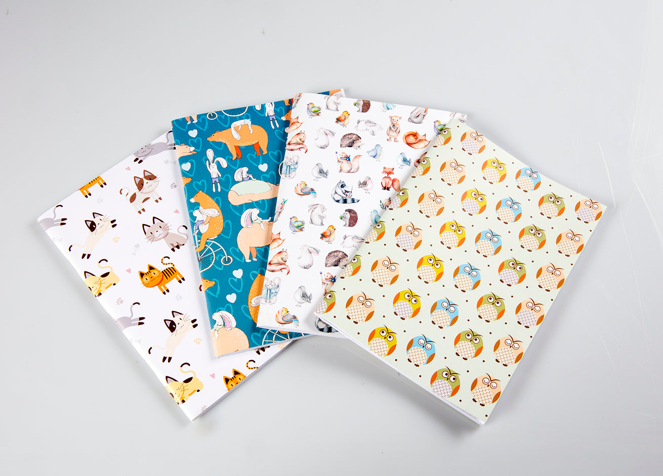 Quaderni - Offerta 4 Quaderni Animali Kids