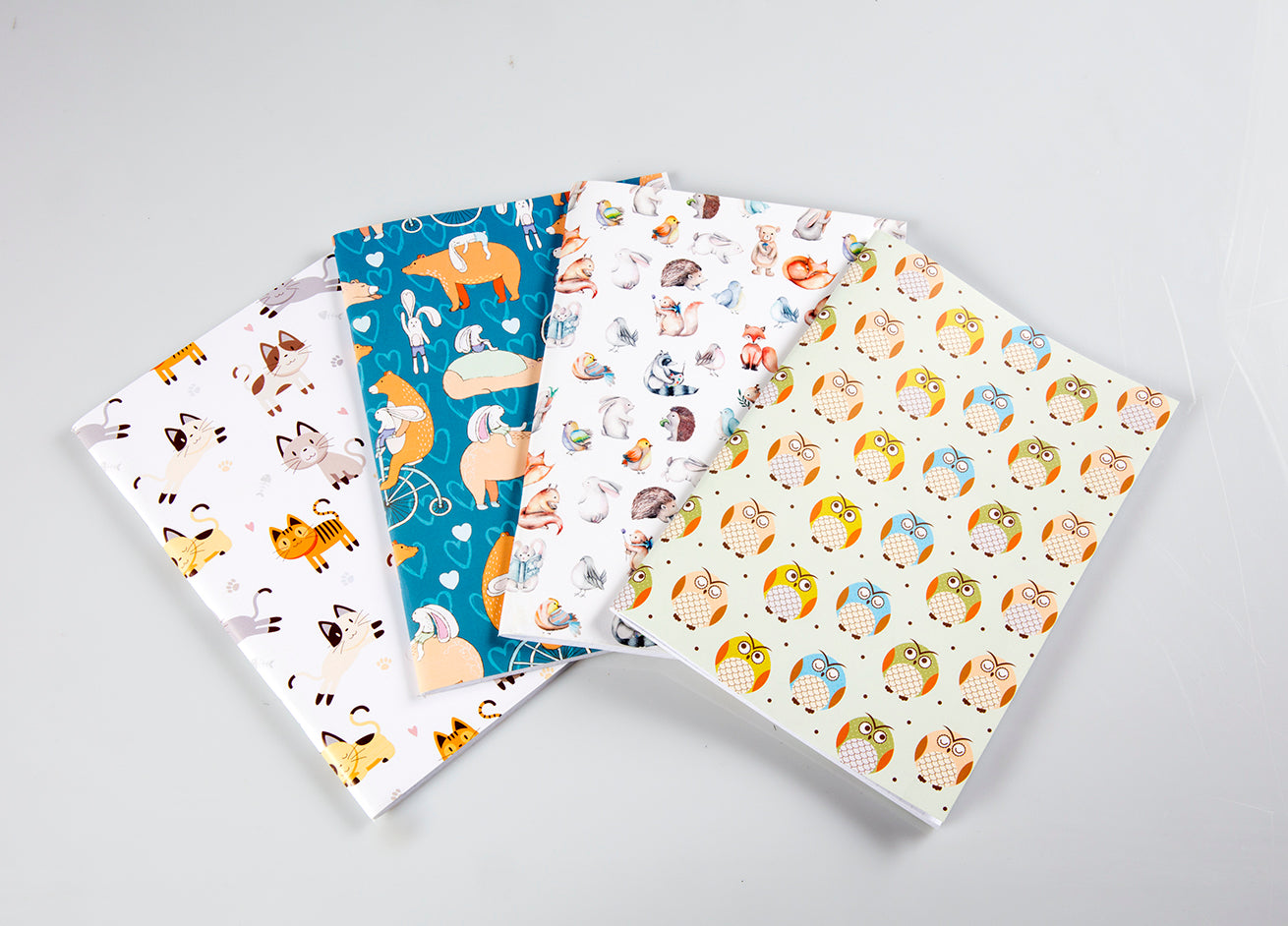 Notebooks - Special Offer: Animals-Kids/4 Pieces