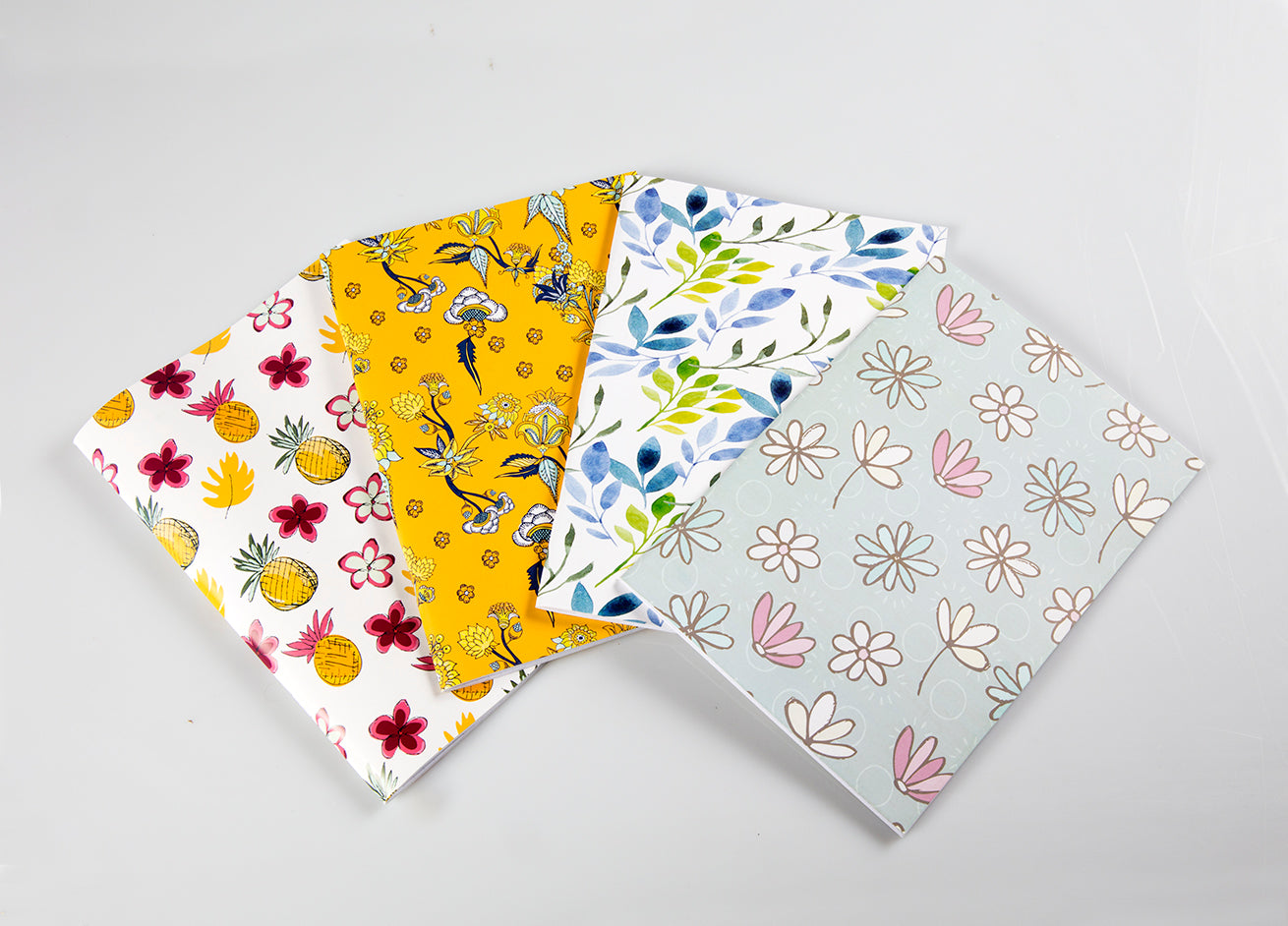 Notebook - Special Offer: Flowers/4 Pieces